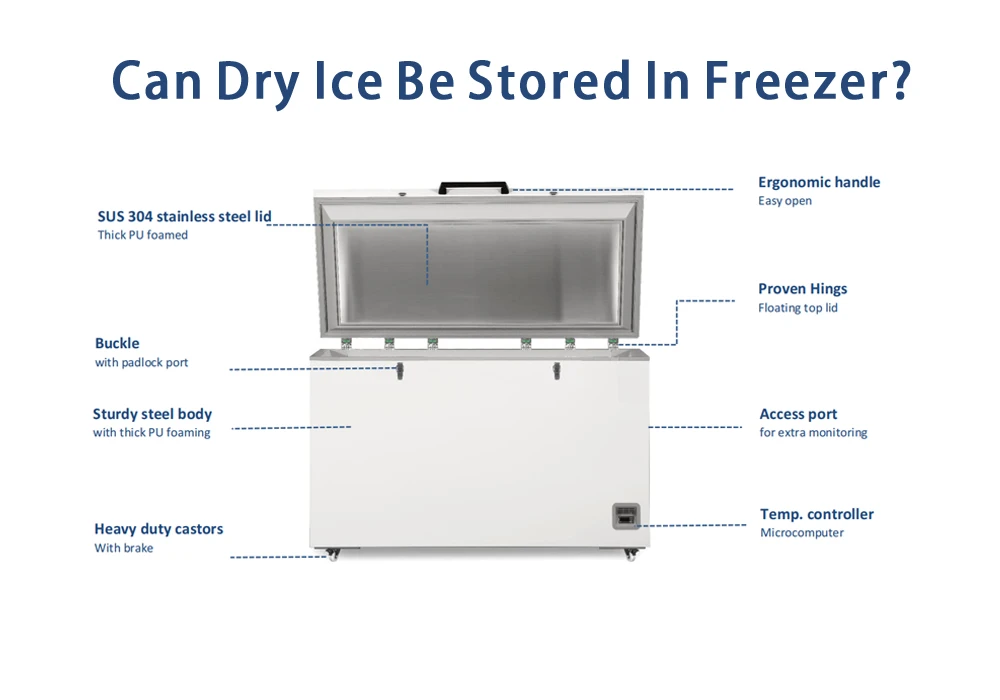 dry ice storage container