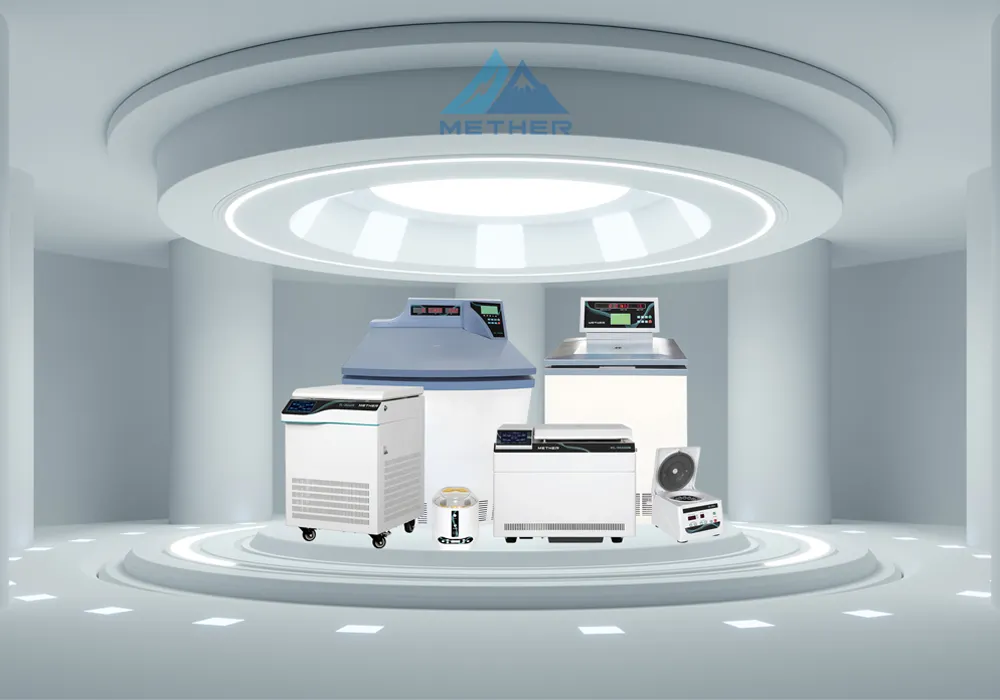 What are the types of centrifuge in clinical laboratory?